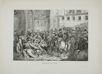 Rivolta di Pavia da Denis Auguste Marie Raffet