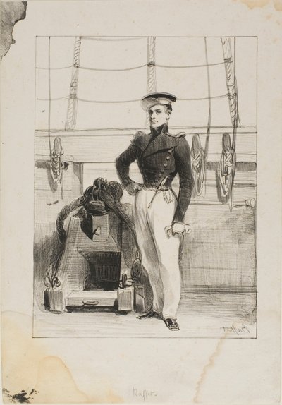 Royal Navy, equipaggio di linea, guardiamarina della nave da Denis Auguste Marie Raffet