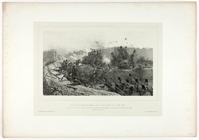 Sortita della guarnigione romana..., da Souvenirs d
