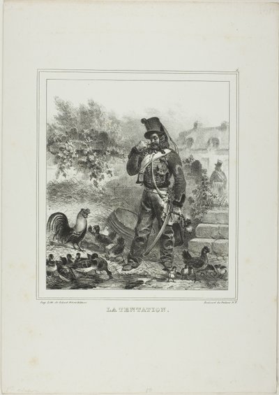 Tentazione da Denis Auguste Marie Raffet