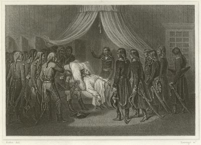La Morte del Generale Hoche da Denis Auguste Marie Raffet