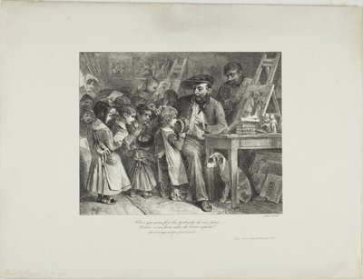 Voi che avete fatto i ritratti dei nostri padri... li fareste anche dei loro figli da Denis Auguste Marie Raffet