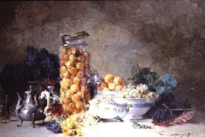Natura morta di albicocche e altra frutta da Denis Pierre Bergeret
