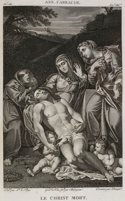 Denis-Sébastien Leroy, Chataigner e Dennel - Cristo morto, dopo Annibale Carracci - 1802-1815 da Denis Sebastien Leroy