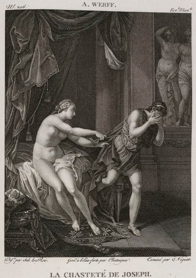 Denis-Sébastien Leroy, Chataigner e Niquet - La castità di Giuseppe, dopo Adriaen van der Werff - 1802-1815 da Denis Sebastien Leroy