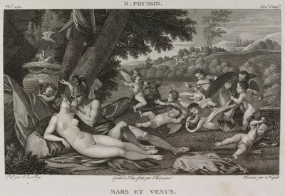 Denis-Sébastien Leroy, Chataigner e Niquet - Marte e Venere, dopo Nicolas Poussin - 1802-1815 da Denis Sebastien Leroy