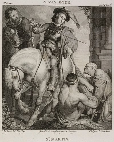 Denis-Sébastien Leroy, Le Rouge e Dambrun - San Martino, dopo Antoine van Dyck - 1802-1815 da Denis Sebastien Leroy
