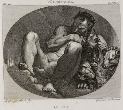 Denis-Sébastien Leroy et Boutrois - Fuoco, dopo Annibale Carrache - 1802-1815 da Denis Sebastien Leroy