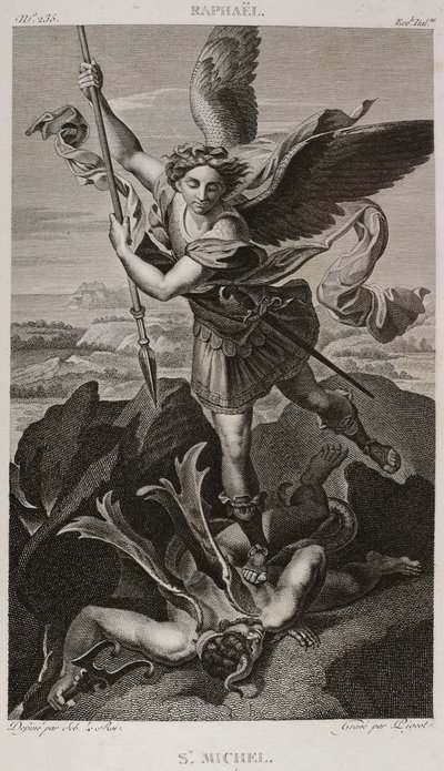 Denis-Sébastien Leroy et Pigeot - Saint Michel, dopo Raffaello - 1802-1815 da Denis Sebastien Leroy
