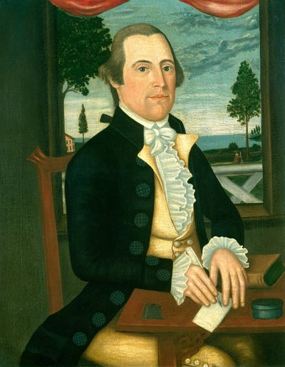 Capitano Elisha Denison da Denison Limner