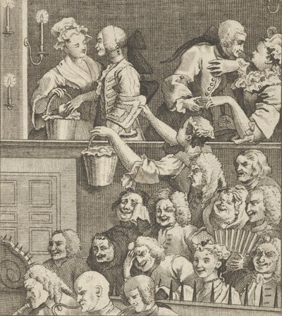 Il pubblico che ride, ca. 1800 da Dent