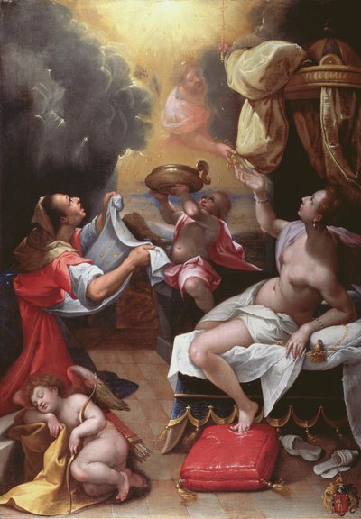 Danae da Denys Calvaert or Calvart