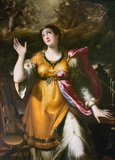 Santa Cecilia, c.1580 da Denys Calvaert or Calvart