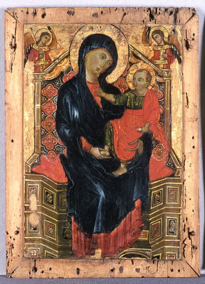Madonna in Trono con Bambino e due Angeli, c.1300 da Deodato Orlandi Deodato Orlandi