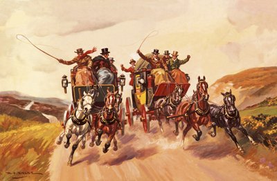 Gara tra allenatori di tappa da Derek Charles Eyles