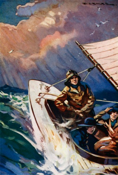 Si dirigono verso il lupo (litografia a colori) da Derek Charles Eyles