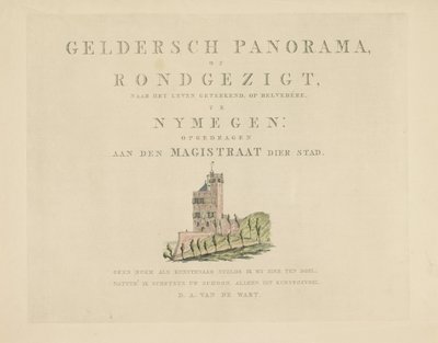 Belvedere a Nimega da Derk Anthony van de Wart