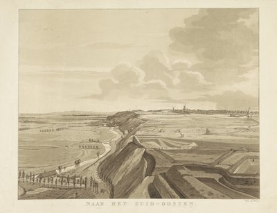 Veduta del paesaggio a sud-est di Nimega da Derk Anthony van de Wart