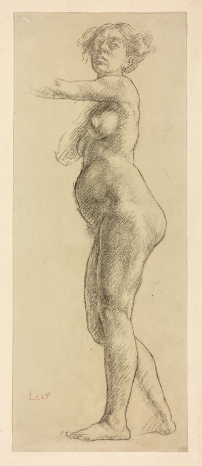 Studio di una figura femminile da Derwent Lees
