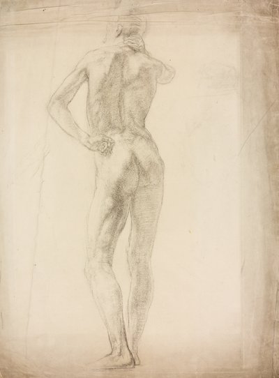 Studio di una figura maschile da Derwent Lees