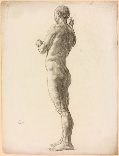 Studio di una figura maschile da Derwent Lees
