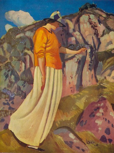 La gonna gialla, 1914 da Derwent Lees
