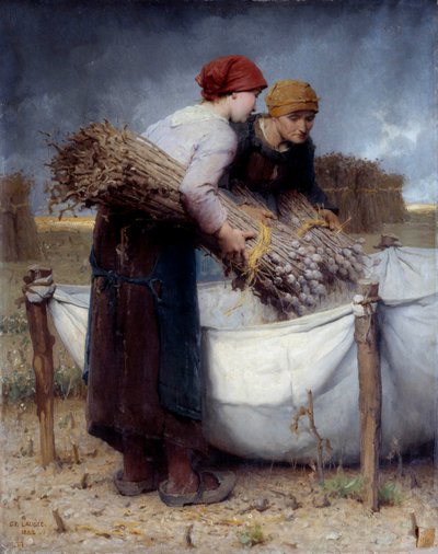 Raccoglitori di papaveri da Desire Francois Laugee