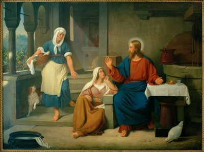 Cristo da Marta e Maria da Detlev Konrad Blunck