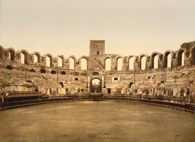 Arena, Arles, Francia, stampa fotochrome, circa 1900 da Detroit Publishing Co.