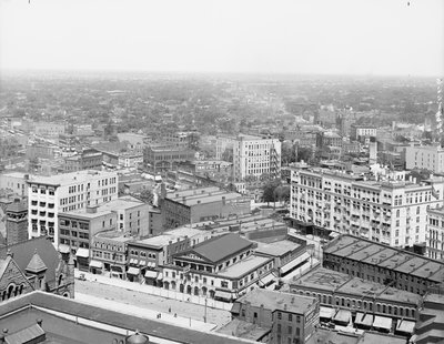 Detroit, Michigan, c.1908 (foto in bianco e nero) da Detroit Publishing Co.