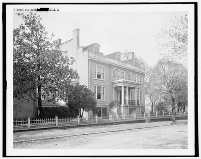 Mansion di Elizabeth Van Lew, Richmond, VA, prima del 1911 da Detroit Publishing Co.