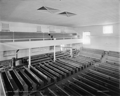 Casa di riunione degli amici, interno, Filadelfia da Detroit Publishing Co.