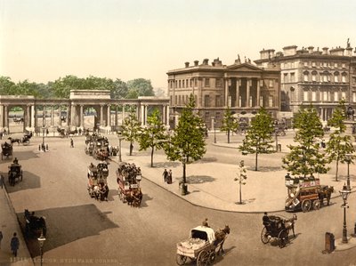 Hyde Park Corner, Londra, c.1890-1900 da Detroit Publishing Co.