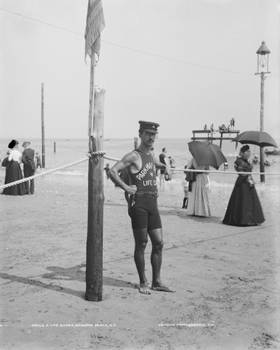 Bagnino, Brighton Beach, Brooklyn, New York City, USA, c.1905 da Detroit Publishing Co.