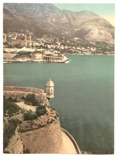 Monte Carlo da Fort Antoine, Riviera, Monaco da Detroit Publishing Co.
