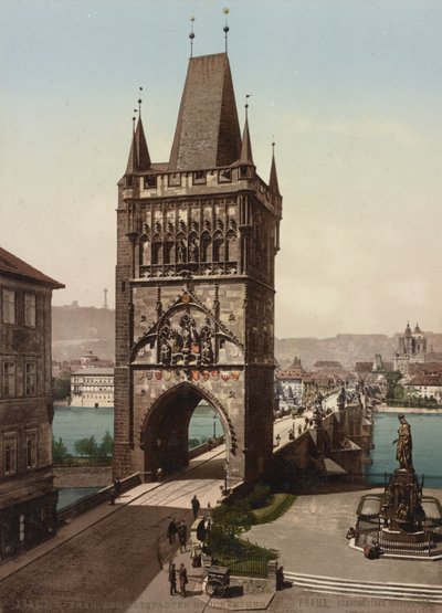 Torre del Ponte della Città Vecchia, Praga, 1905 da Detroit Publishing Co.