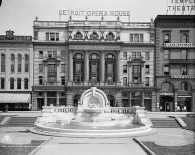 Palmer Foundation e Detroit Opera House, Detroit, Michigan, c.1906 da Detroit Publishing Co.