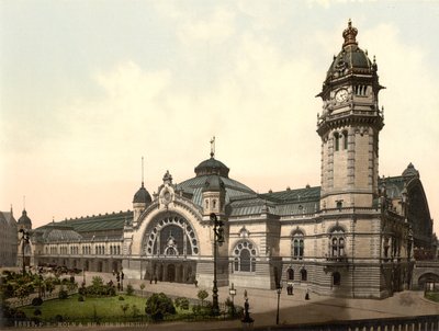 Stazione ferroviaria, Colonia, Germania, c.1900 da Detroit Publishing Co.