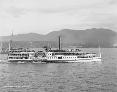 Vapore Cetus, Iron Steamboat Co. 1909 da Detroit Publishing Co.