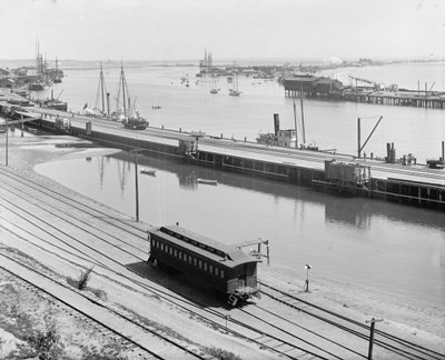 Il porto, San Pedro, California, c.1880-99 da Detroit Publishing Co.