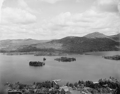 Le Narrows da Shelving Rock, Lago George da Detroit Publishing Co.