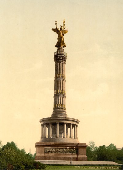 Colonna trionfale, Berlino, Germania, c.1900 da Detroit Publishing Co.