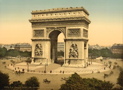 Arco di Trionfo, Parigi, c.1890-1900 da Detroit Publishing Co.