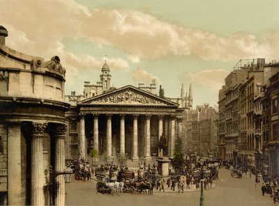 Royal Exchange, Londra, c.1890-1900 da Detroit Publishing Co.