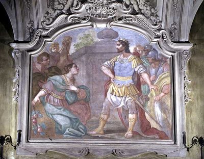 Ester intercede con il re Assuero, dal Refettorio da Diacinto Fabbroni