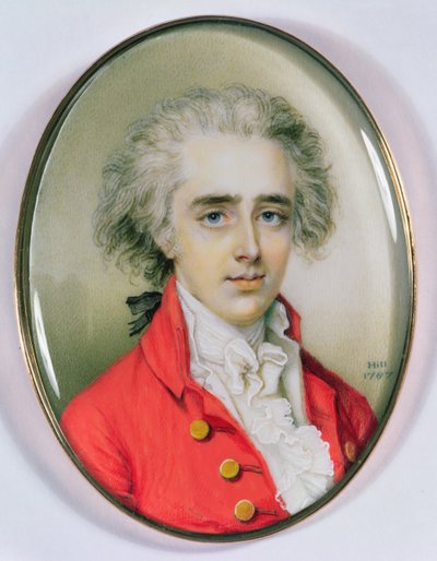 Ritratto in miniatura di un uomo, 1787 da Diana Dietz