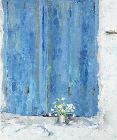 Persiana blu, 1990 da Diana Schofield