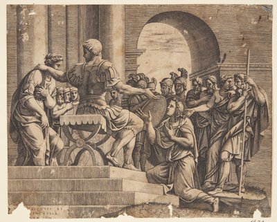 La continenza di Scipione da Diana Scultori