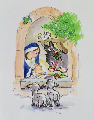 Betlemme innevata da Diane Matthes