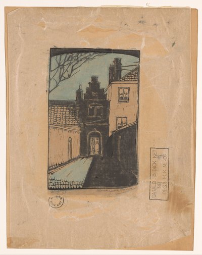 Porta del monastero, Hoorn da Dick Ket (signed by artist)